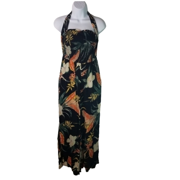 Patrons of Peace floral sleeveless jumpsuit cottagecore festival whimsigoth - Picture 1 of 10